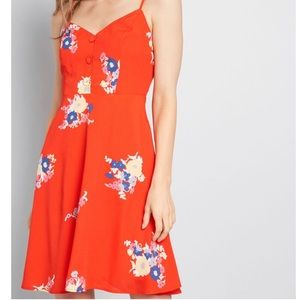 NWT ModCloth floral sundress